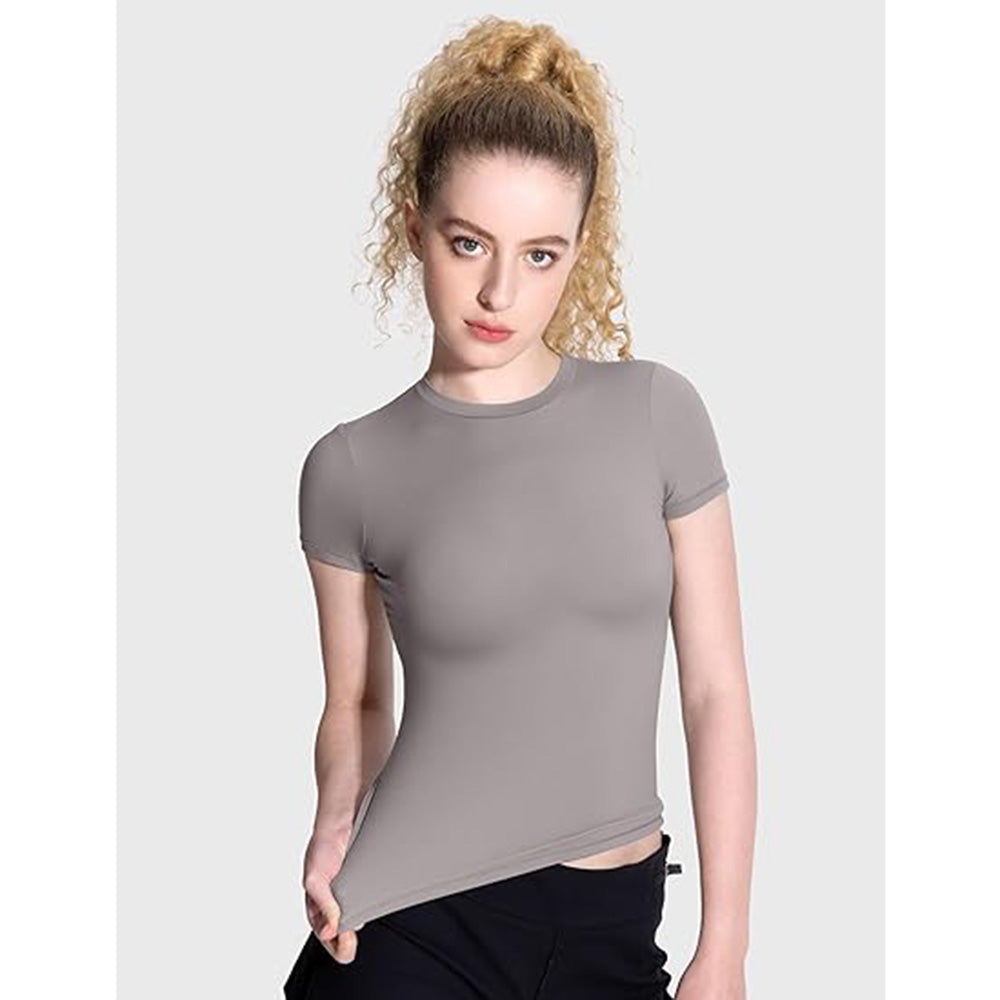 👚✨ Women's Double-Lined Slim Fit T-Shirt | Crew Neck Short Sleeve Top for Everyday Basics | Smoke Cloud Pro Collection ☁️ #WardrobeEssentials #OOTDInspo 👚✨ Women's Double-Lined Slim Fit T-Shirt | Crew Neck Short Sleeve Top for Everyday Basics | Smoke Cloud Pro Collection ☁️ #WardrobeEssentials #OOTDInspo
